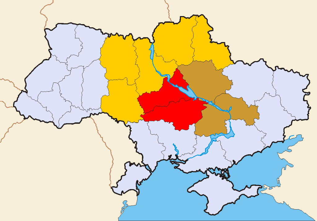 Перелік областей України
