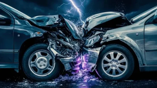 Який транспорт потрапив в аварію?