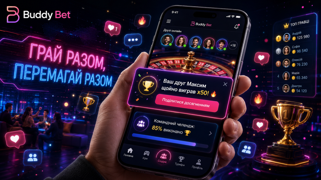 Як соціальні функції у Buddy Bet роблять онлайн-казино більш інтерактивним соціальні функції у Buddy Bet