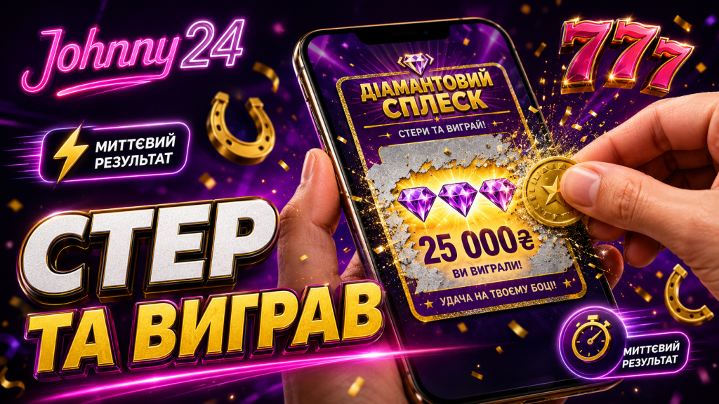 Як миттєві лотереї в Johnny24 додають онлайн-казино швидкий формат розваги миттєві лотереї в Johnny24