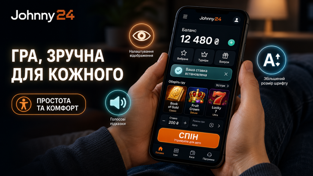 функції доступності в Johnny24