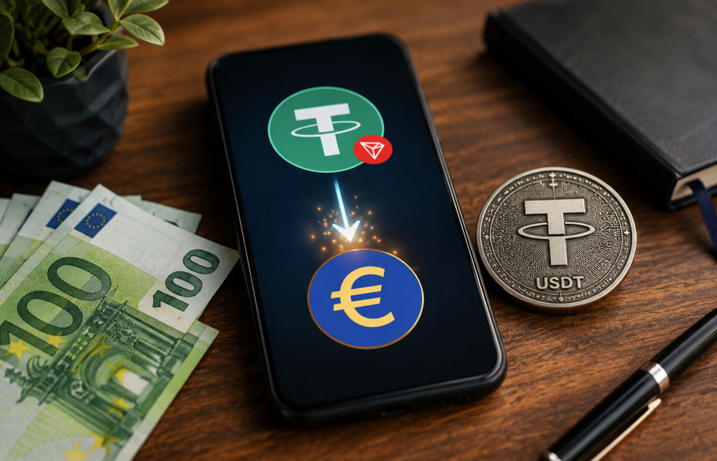 Як купити Tether TRC20 (USDT) за євро (EUR)